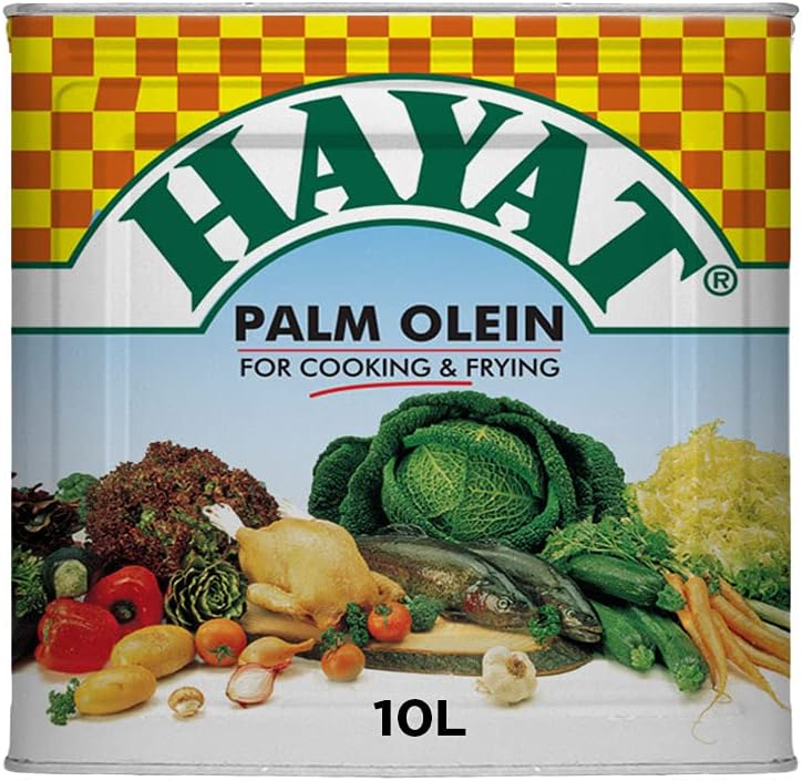 Hayat Palm Olein Vegetable Oil - 10 Liters - Image 1